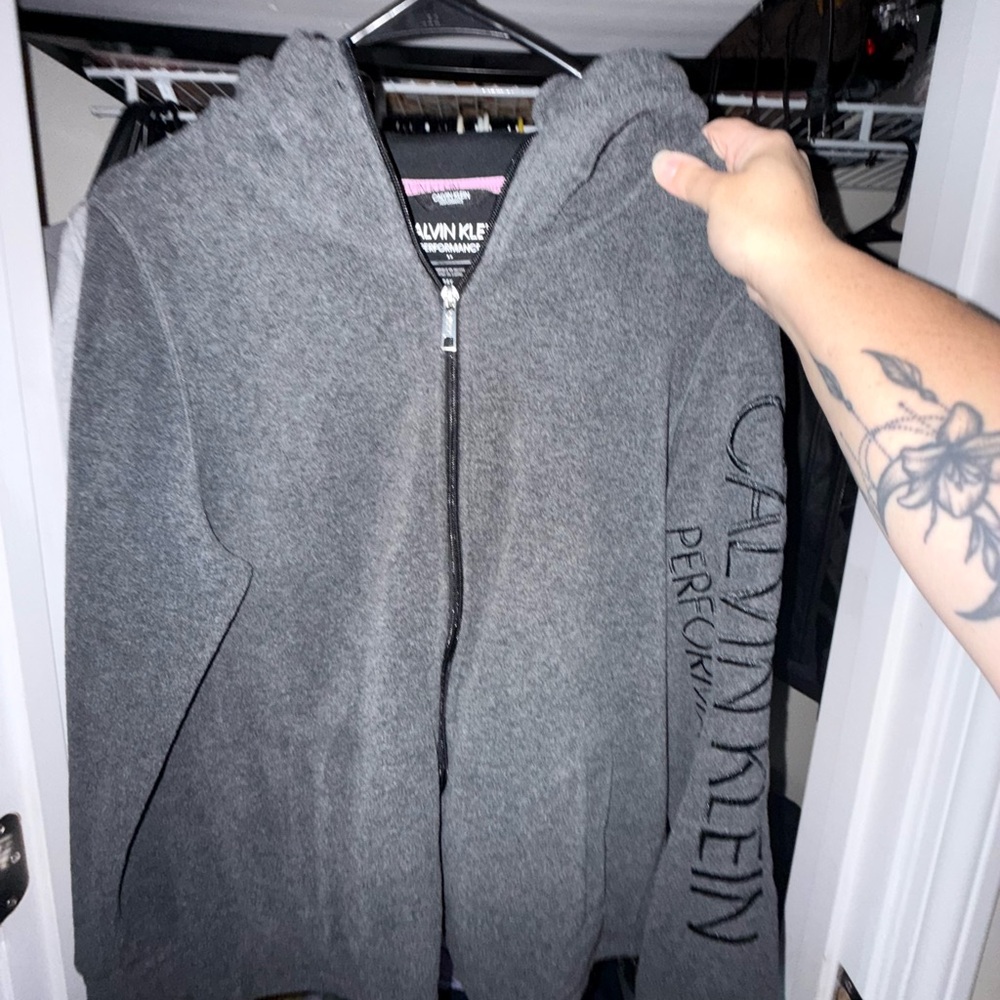 Calvin Klein Gray Hoodie